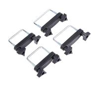 Cargo Rack Roof Luggage Carrier Universal Luggage Frame Fixing Clip 4 PCS Car Roof Rack Basket U-Bolt Clamps Mounting Fitting Kit(8cm)