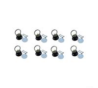 Cargo Securing Ring for Truck Trailer 3.4x6.1cm | Fast-release spring stud, locks firmly, 4-pack value, fits standard L-tracks, truck trailer use(8 pcs)