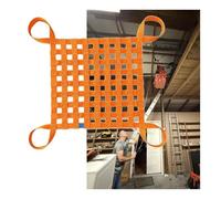Cargo Securing Webbing Net, 1/1.5/2/3/4 M Flat Polyester Sling Hoisting Straps, Heavy Duty Motorbike Bungee Tear Resistant Lifting Bag(2x2m-1ton/2204.6lbs-15cm)