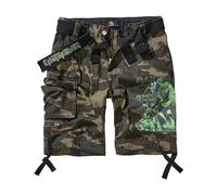 Cargo shorts Brandit Iron Maiden Savage The Number of The Beast Vert M