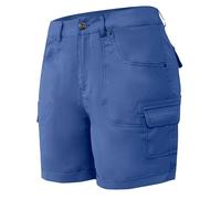 Cargo Shorts for Women Loose Solid Color Mini Pant Summer Beach Short Buttons Short Pants Cargo Shorts Multi-Pocket Cotton Combat Casual Work Utility Safety Trousers Outdoor Lightweight