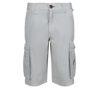 Regatta Mens Shorebay Vintage Look Cargo Shorts, Silver Grey, 42W UK