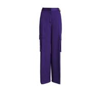Cargo Trousers - female - Versace - Straight Trousers - Purple - M - Trousers M