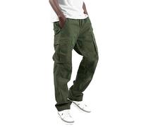 Cargo Trousers for Men UK Casual Cotton Stretchy Drawstring Waist Trousers with Multi Pockets Lightweight Comfortable Combat Work Jogger Slim Fit Tracksuit Bottoms Streetwear Sweatpants