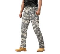 Cargo Trousers for Men UK, Fleece Lined Winter Work Trousers Men Waterproof Outdoor Hiking-Fleece Lined Outdoor Walking Pants Warm Ski Waterproof Tactical Cargo Combat Winter Warm Work Pants