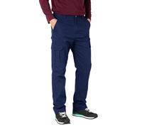 Cargo Trousers for Men UK Stretch Military Work Pants Lightweight Summer Pants Straight Leg Casual Outdoor Hiking Tactical Cargo Pants Multi Pockets Big and Tall Baggy Workwear Mens Fashion Navy