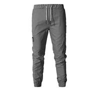 Cargo Trousers for Men UK - Stretch Slim Fit Tracksuit Bottoms Casual Joggers Pants Khaki Cuffed Combat Trousers Camouflage Army Work Trousers Outdoor Work Wear Cargo Trousers Training Pants XXXL