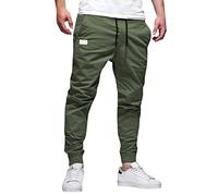 Cargo Trousers for Men UK - Stretch Slim Fit Tracksuit Bottoms Casual Joggers Pants Khaki Cuffed Combat Trousers Camouflage Army Work Trousers Outdoor Work Wear Cargo Trousers Training Pants XXXL