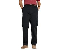 Cargo Trousers in Stretch Cotton with Button & Zip Fly, Multiple Pegasus Black 38L