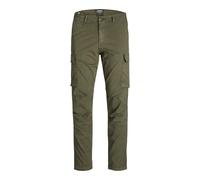 Cargo Trousers Jack & Jones Tucker Ama Vert 29x34