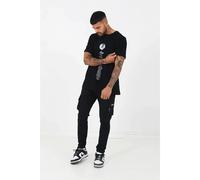 Cargo Trousers with side pockets Sixth June Noir M