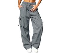 Cargo Trousers Women Casual Wide Leg Work Hiking Trousers With Pocket Cargo Summer Jogger Lightweight Quick Dry Upf 50 Walking Hiking Pants Elastic Waist Tracksuit Bottoms Jogging Sweatpants Plus Size