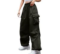Cargo Trousers Women Harem Pants Combat Work Trousers Lounge Pants Waist Walking Joggers Plus Size High Waist Pull On Boyfriend Hippie Trouser Casual Magic Trouser Tracksuit Bottom Sweatpants