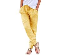 Cargo Trousers Women Slit Flowery Hiking Chino Gym Tracksuit Bottoms Low Country Summer Lightweight Slim Oversize Womens (YE1,3XL)