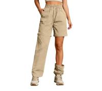 Cargo trousers, women's garden trousers, women's work trousers, zip-off trekking trousers, summer functional trousers, breathable safari trousers, turns into shorts, 2-in-1 design, quick work trousers