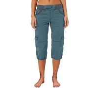 Cargo Trousers Women's Summer Knee-Length Cargo Shorts 3/4 Work Trousers Summer Trousers Plain Capri Trousers Cotton Trousers High Waist Casual Trousers Elastic Sports Trousers Loose Jogging Bottoms