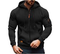 Cargo Zip Jackets Sweatshirt Mens Softsell Fleece Jumper Retro Flannel Long Sleeve Heavy Winter Knitted Sweater Pocket Smart Thermal Coat Jumpers Mens Zipper up Hoody Pullover