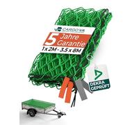 CargoVA® Trailer Net, 3 x 4 m, Hanging Net with Rubber Cord and Corner Marking, for Perfect Load Securing