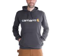 Carhartt Men's Loose Fit Midweight Logo Graphic Sweatshirt, Carbon Heather, S
