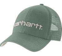 Carhartt 101195 Canvas Mesh-Back Logo Graphic Cap Green Slate/Malt One Size