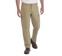 Carhartt 103574 Rugged Flex Relaxed Fit Canvas Cargo Pant Trouser Dark Khaki Wai