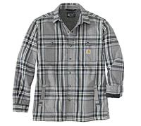 Carhartt Mens Flannel Sherpa Lined Relaxed Fit Shirt Jacket XXL - Chest 50-52' (127-132cm)