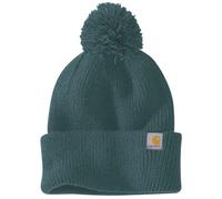 Carhartt Womens Knit Pom Pom Cuffed Winter Beanie