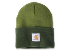 Carhartt 106065 Unisex Light Moss Green Knit Cuffed Two-Tone Beanie Authentic