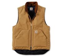 Carhartt 106676 Arctic Vest Brown M Duck Insulated Workwear Gilet Coat