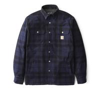 Carhartt 107017 Relaxed Fit Flannel Sherpa-Lined Shirt Jac NAVY L