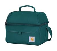 Carhartt 12 Can Two Compartment Lunch Box | Durable, Fully-Insulated Lunch Bag for Women & Men, Duck Blind Case, Large Lunchbox (Greenstone)