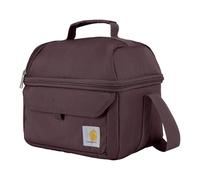 Carhartt 12 Can Two Compartment Lunch Box | Durable, Fully-Insulated Lunch Bag for Women & Men, Large Lunchbox (Port)