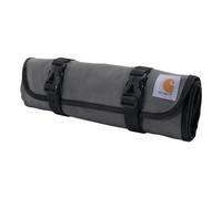 Carhartt 18 Pocket Utility Roll, Durable Water-Resistant Tool Organization Roll Bag, Essential Tool Roll (Gravel)