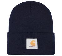 Navy Carhartt Mens A18 Stretchable Rib Knit Acrylic Watch Beanie Hat One Size