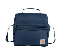 Carhartt B000030440199 12 Can Two Compartment Cooler, Fully-Insulated Lunch Box, Polyester Metal, Navy