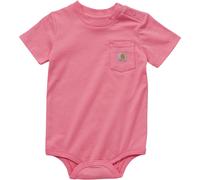Carhartt Baby Short-Sleeve Pocket Bodysuit Bright Pink Lemonade 3M