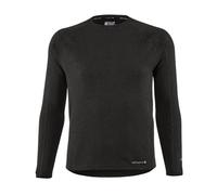 Carhartt Base Layer Men's Force Heavyweight Synthetic Wool-Blend Fleece Base Layer Crewneck Top, Black Heather, XXL Tall