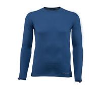 Carhartt Men's Force Lightweight Stretch Grid Base Layer Crewneck Top Big, Dark Blue, XXXL