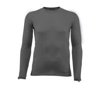 Carhartt Base Layer Men's Force Lightweight Stretch Grid Base Layer Crewneck Top Tall, Asphalt, Large
