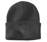 Carhartt Beanie - knit cuffed c patch beanie - Black