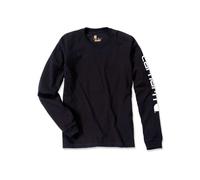 Carhartt Black Logo T-Shirt With Sleeve L/S 2XL