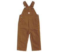 Carhartt Boys Bib Overall, Carhartt Brown, 3 Years