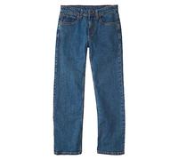 Carhartt Boys' Big Denim Pant, Medium wash, 12