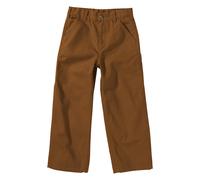 Carhartt boys & Toddler Washed Dungaree pants Carhartt Brown 2T US
