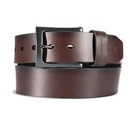 Carhartt Burnished Leather Box Buckle Belt Brown/Gunmetal Finish 40