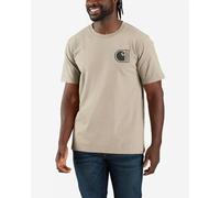 Carhartt C Graphic Short Sleeve T-Shirt Light Beige - M