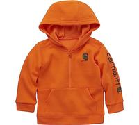 Carhartt CA6702 - Children's Long Sleeve Padded Sweatshirt, Exotic Orange, 4 Years