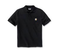 Carhartt Workwear 106685 Midweight S/S Pocket Polo Black L Chest Size: L