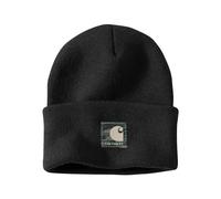 Carhartt Camo Patch Black Beanie - Baby, Infant, Newborn, Toddler -one Size
