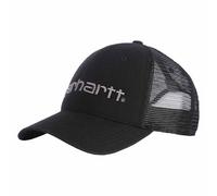 Carhartt Canvas Mesh-Back Logo Graphic Cap - Black